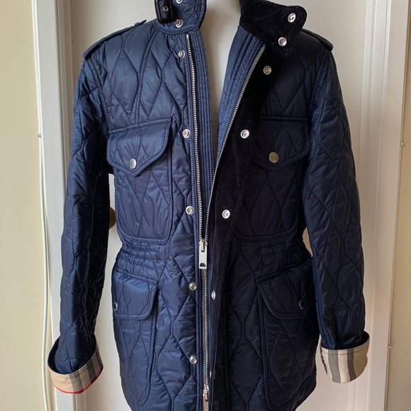 Burberry Men’s Garrington Quilted Field Navy Bova - Picture 5 of 14